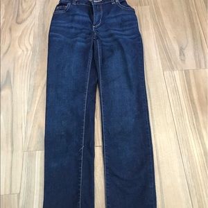Girls dark washed jeans